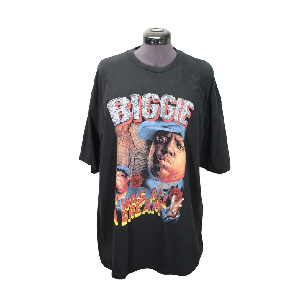 Notorious BIG Biggie Graphic Print It Was All A Dream‎ T Shirt Men's 2X Hip Hop
